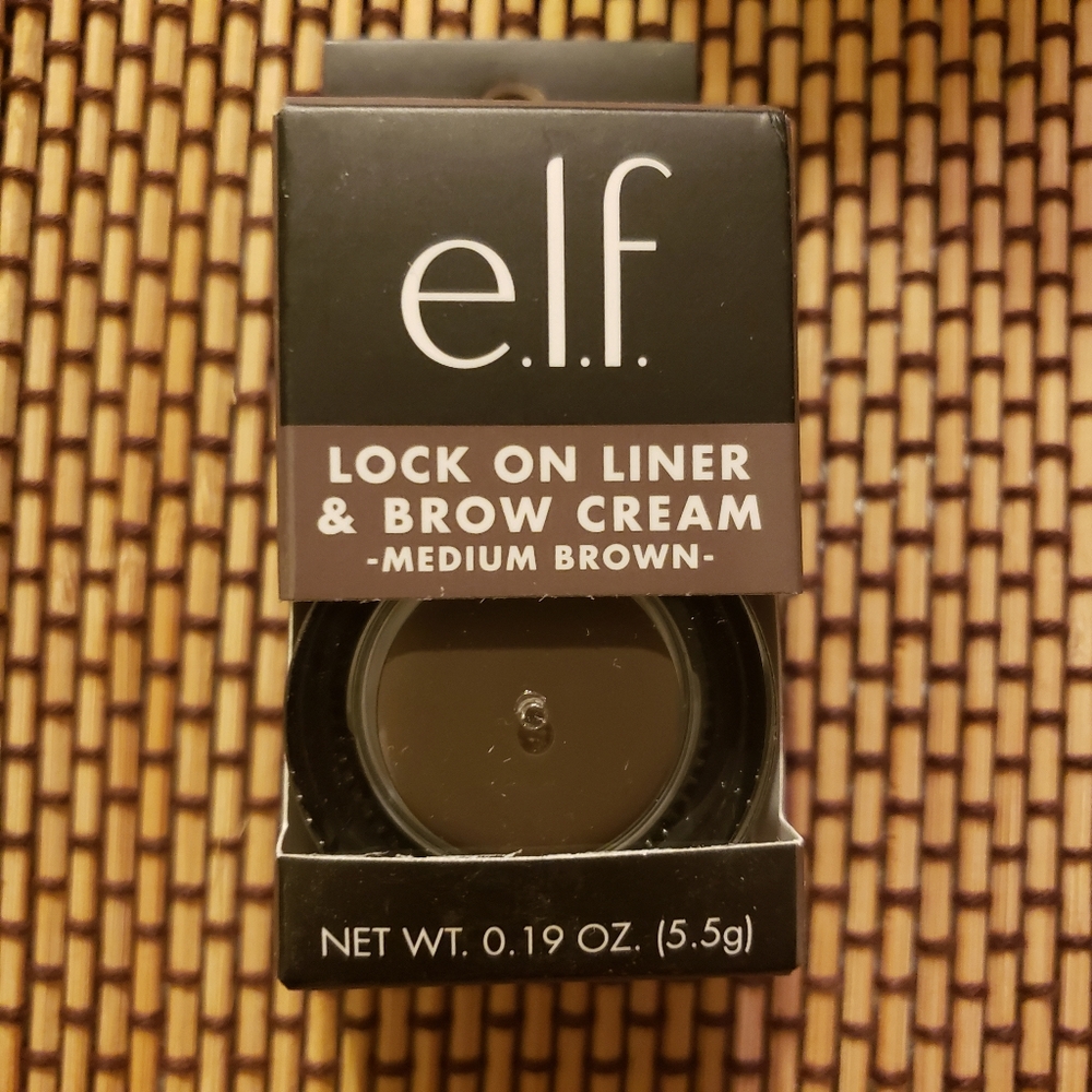 E.L.F. Lock on Liner & Brow Cream Medium Brown